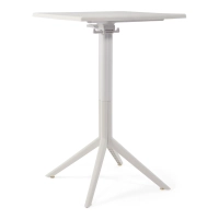 Table haute pliante en plastique pour l'extérieur - Moises