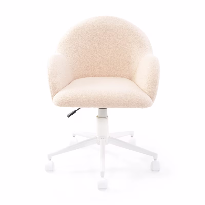 Silla de oficina bouclé con altura regulable - Notorius