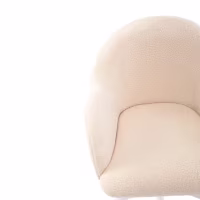 Cadeira de escritório em bouclé regulável em altura - Notorius