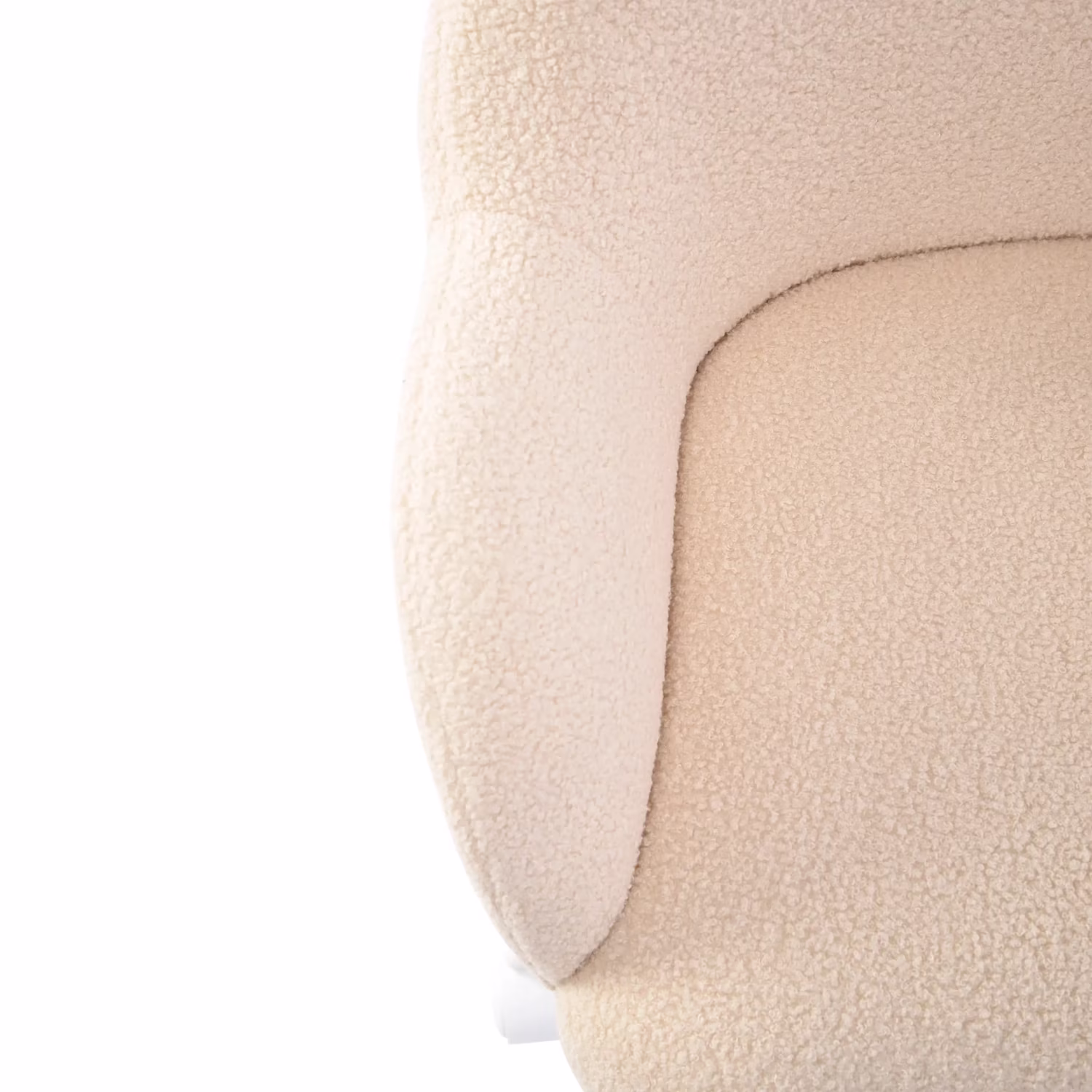 Silla de oficina bouclé con altura regulable - Notorius