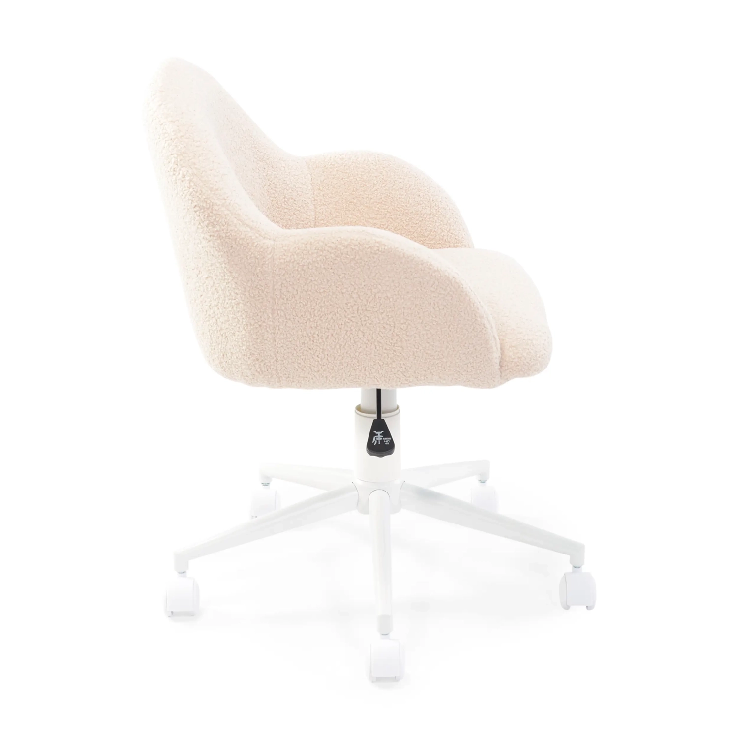 In hoogte verstelbare bureaustoel bouclé - Notorius