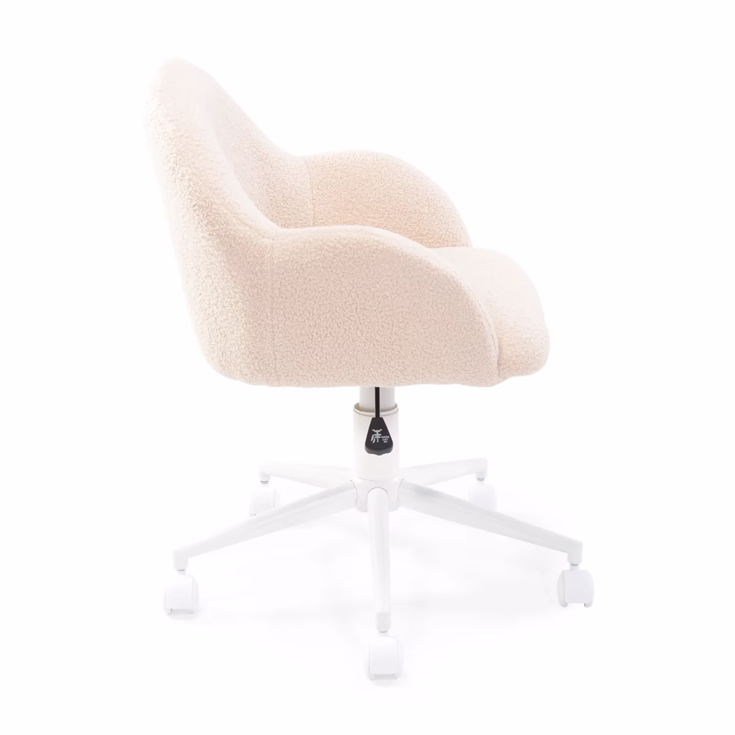 Silla de oficina bouclé con altura regulable - Notorius