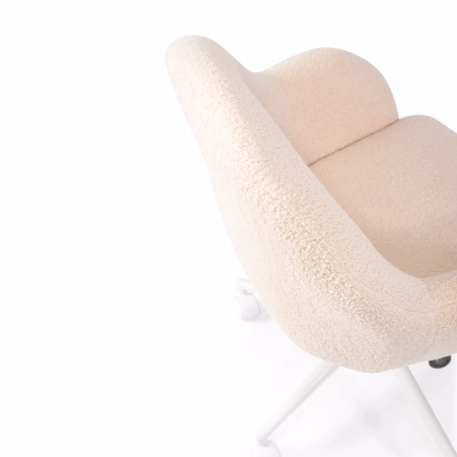 Silla de oficina bouclé con altura regulable - Notorius