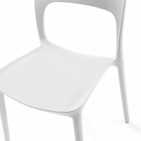 Silla apilable de polipropileno para exterior - Pavilon