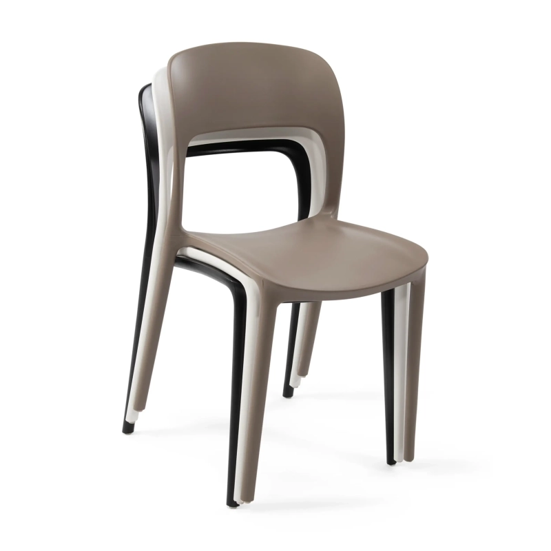 Silla apilable de polipropileno para exterior - Pavilon