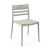 Stackable polypropylene chair suitable for outdoor use - Creta