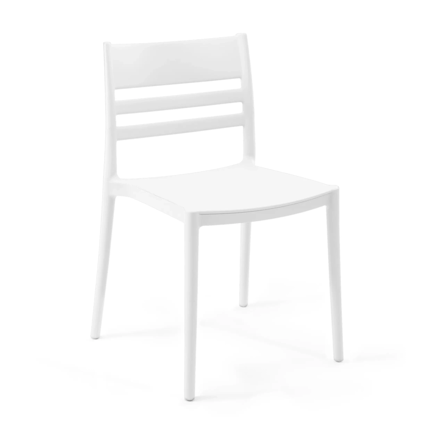 Stackable polypropylene chair suitable for outdoor use - Creta