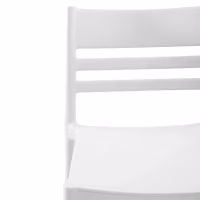 Silla apilable de polipropileno apta para exterior - Creta