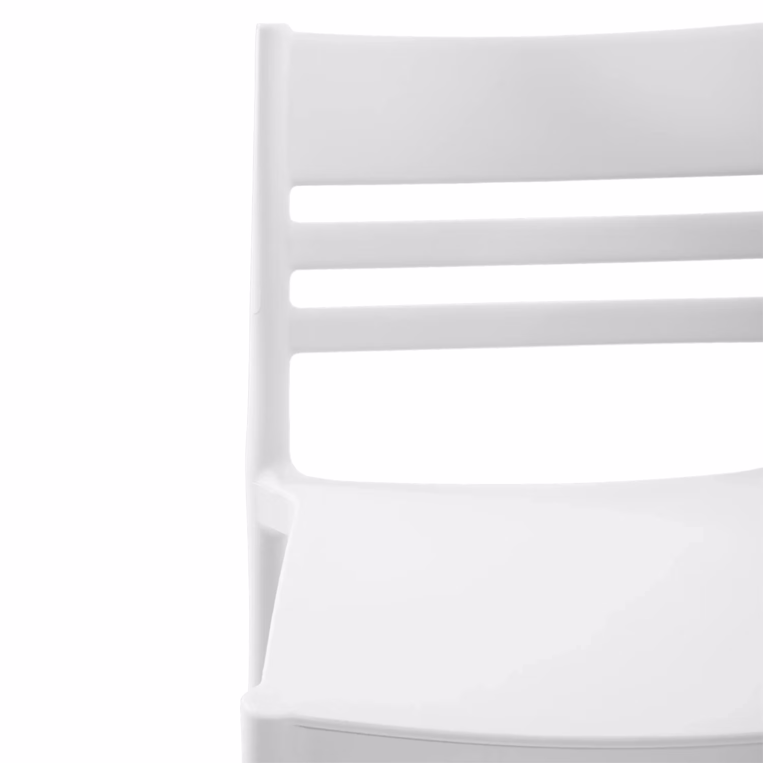 Silla apilable de polipropileno apta para exterior - Creta