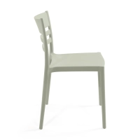 Chaise empilable en polypropylène pour usage extérieur - Creta