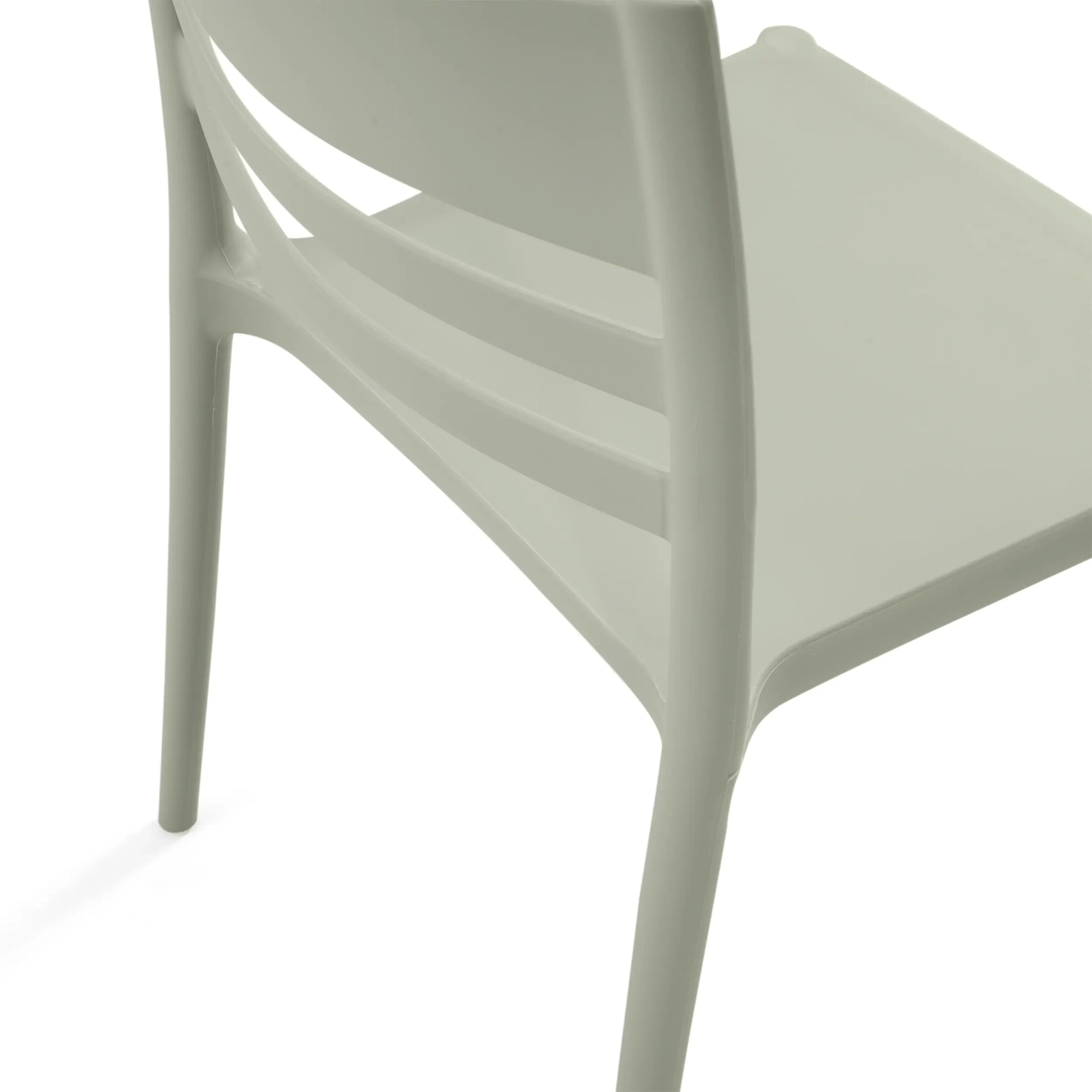 Chaise empilable en polypropylène pour usage extérieur - Creta