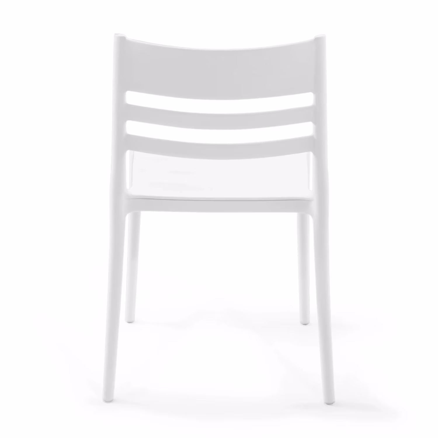 Silla apilable de polipropileno apta para exterior - Creta
