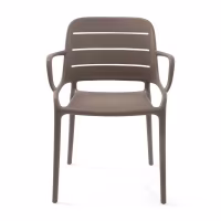 Silla de exterior en polipropileno apilable - Sunset