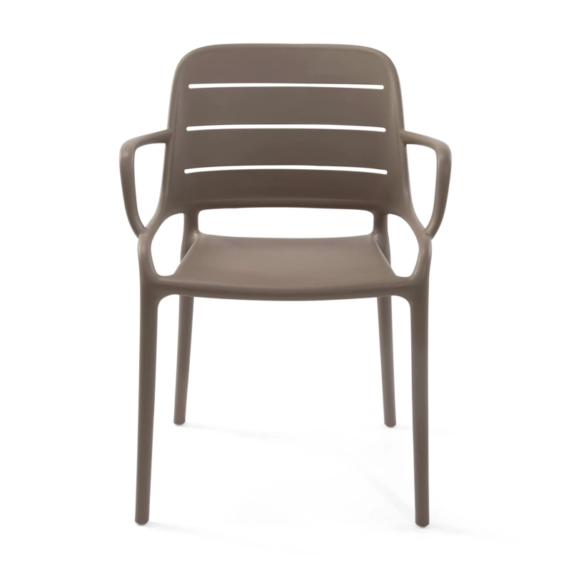 Stackable polypropylene outdoor chair - Sunset
