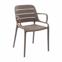Silla de exterior en polipropileno apilable - Sunset