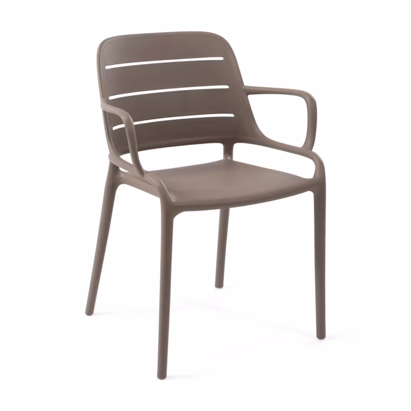 Stackable polypropylene outdoor chair - Sunset