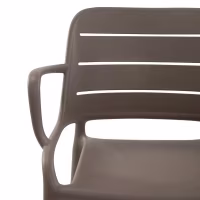 Silla de exterior en polipropileno apilable - Sunset