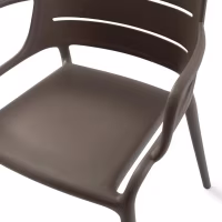 Silla de exterior en polipropileno apilable - Sunset