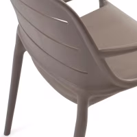 Silla de exterior en polipropileno apilable - Sunset