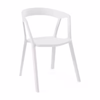 Silla apilable para comedor y exterior - Krilen