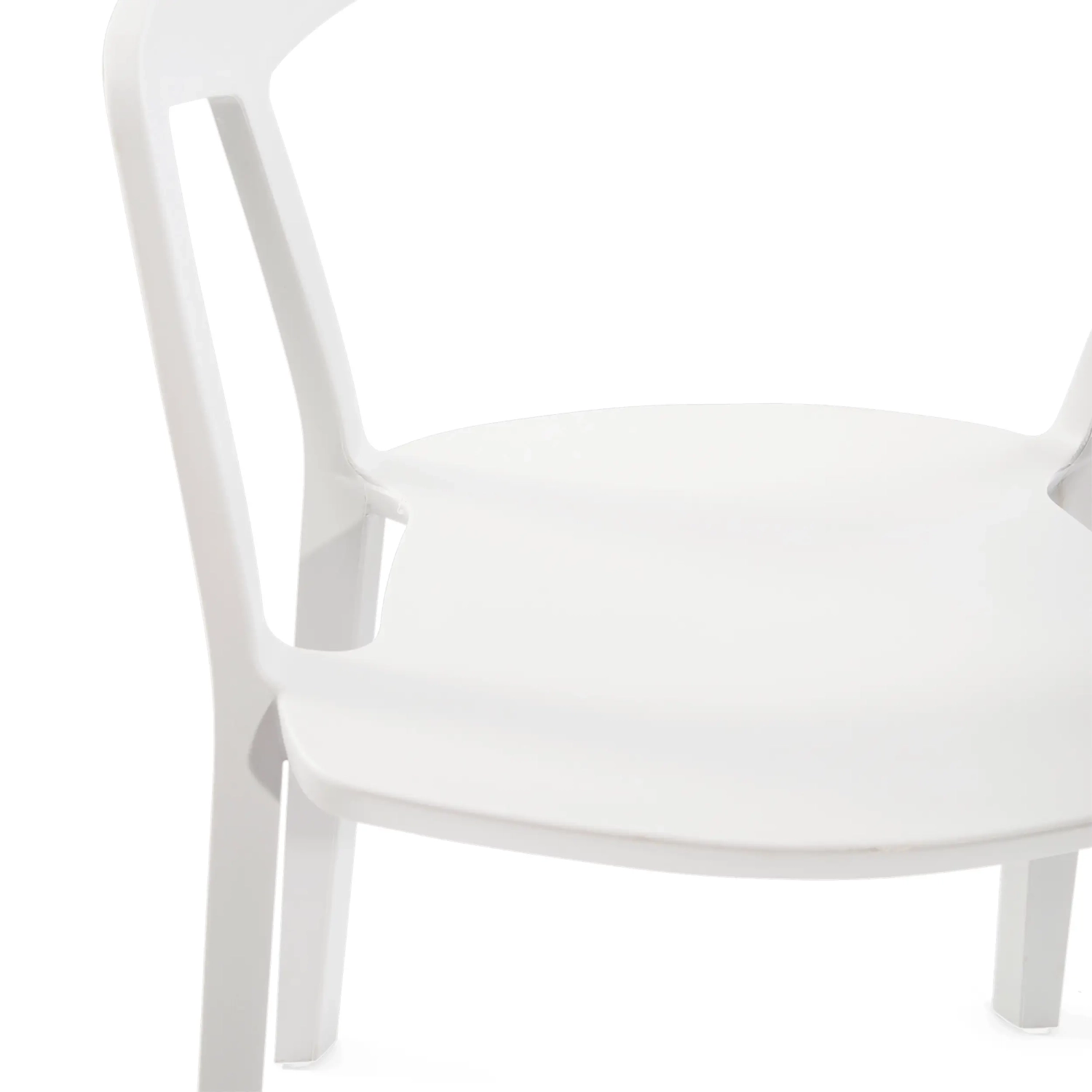 Chaise de salle à manger et d'extérieur empilable - Krilen