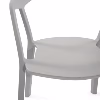 Silla apilable para comedor y exterior - Krilen