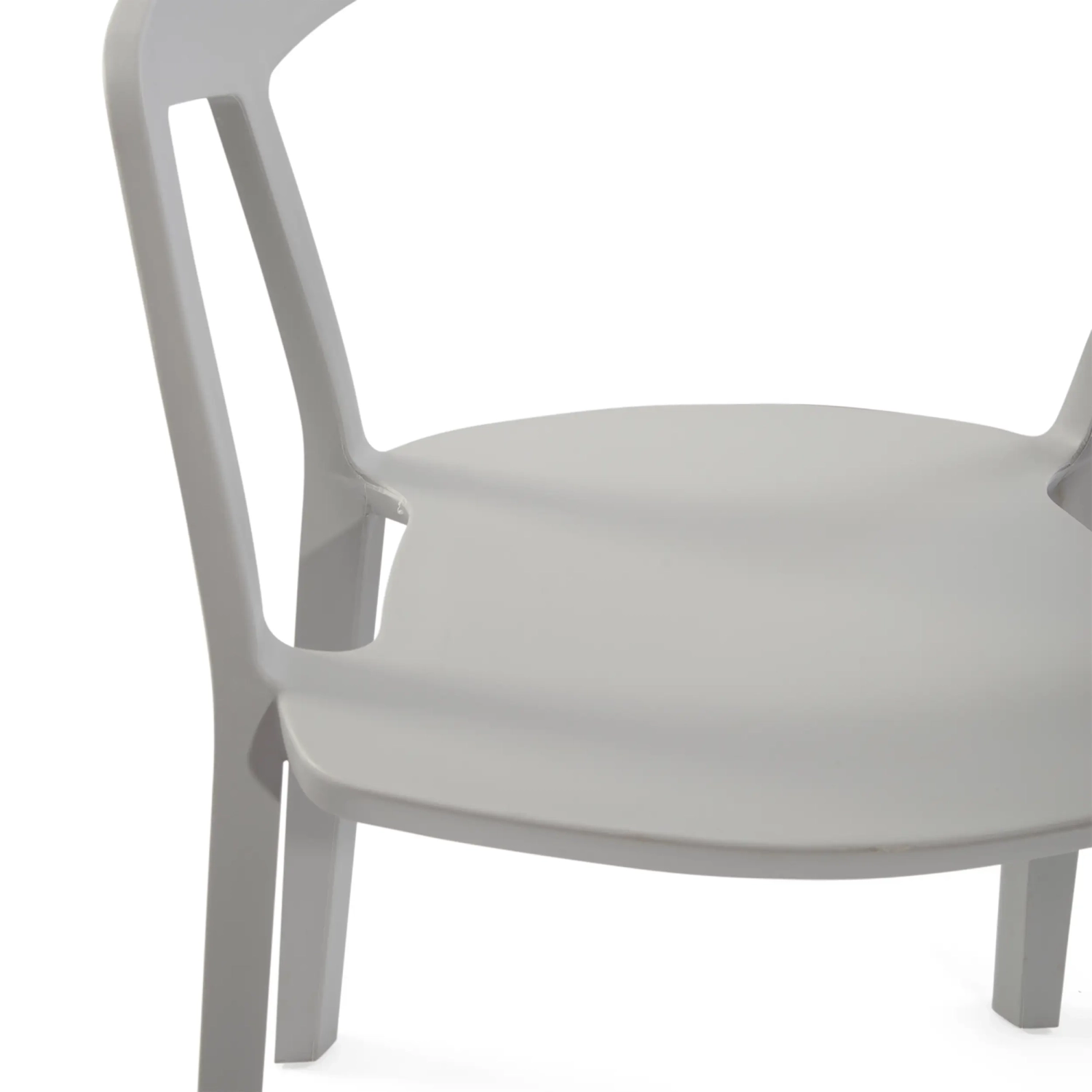 Chaise de salle à manger et d'extérieur empilable - Krilen