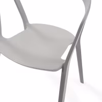 Silla apilable para comedor y exterior - Krilen