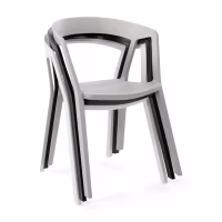 Silla apilable para comedor y exterior - Krilen