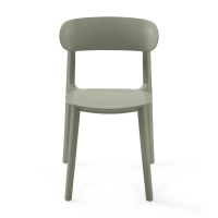 Stackable polypropylene design chair - Sun