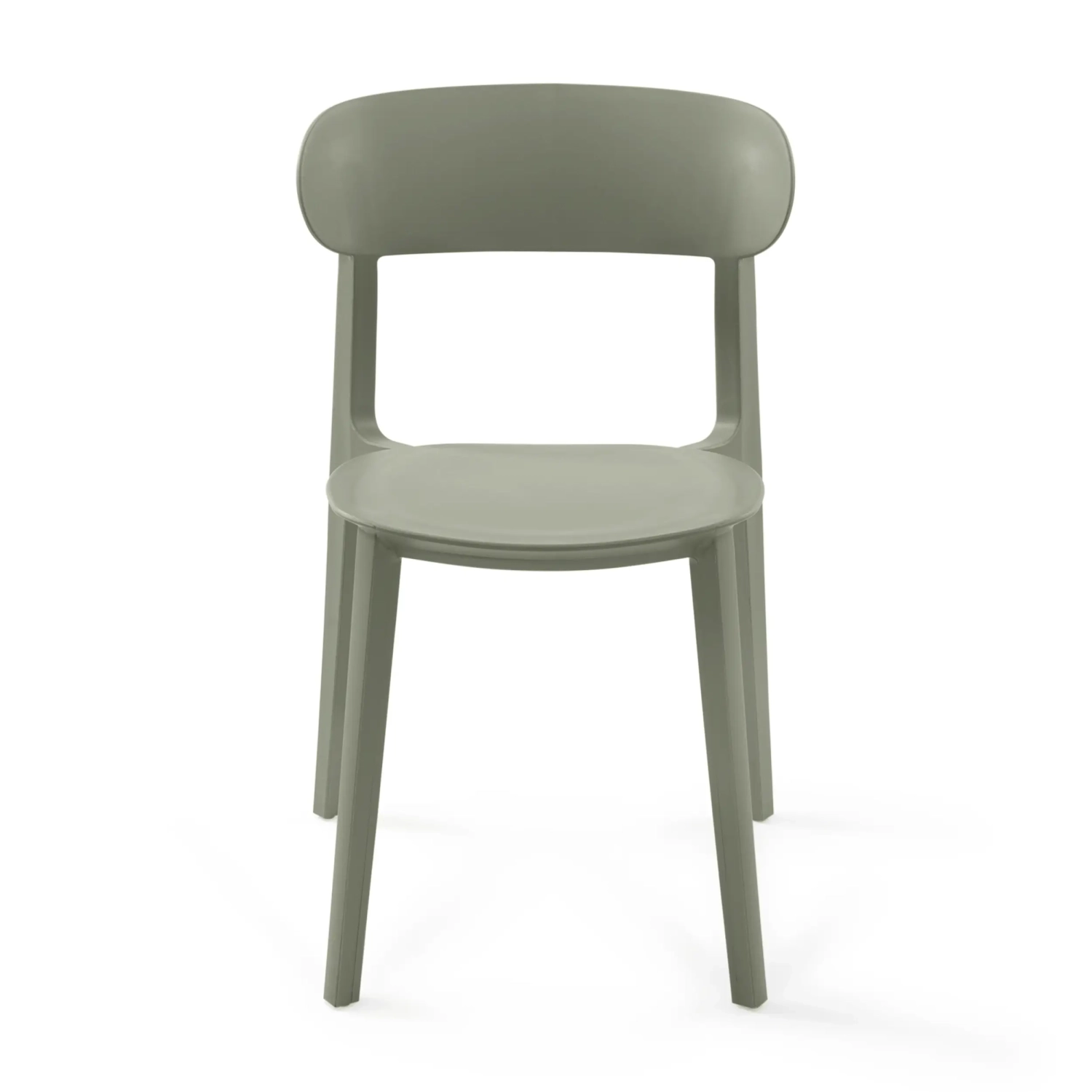 Stackable polypropylene design chair - Sun