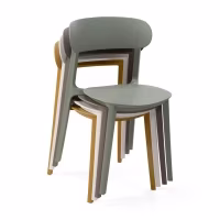 Silla de diseño en polipropileno apilable - Sun