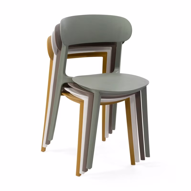 Silla de diseño en polipropileno apilable - Sun