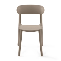Stapelbare designstoel van polypropyleen - Sun