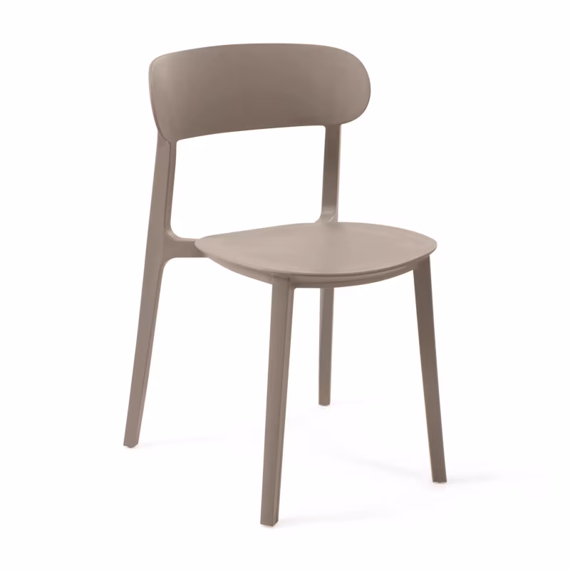 Stackable polypropylene design chair - Sun