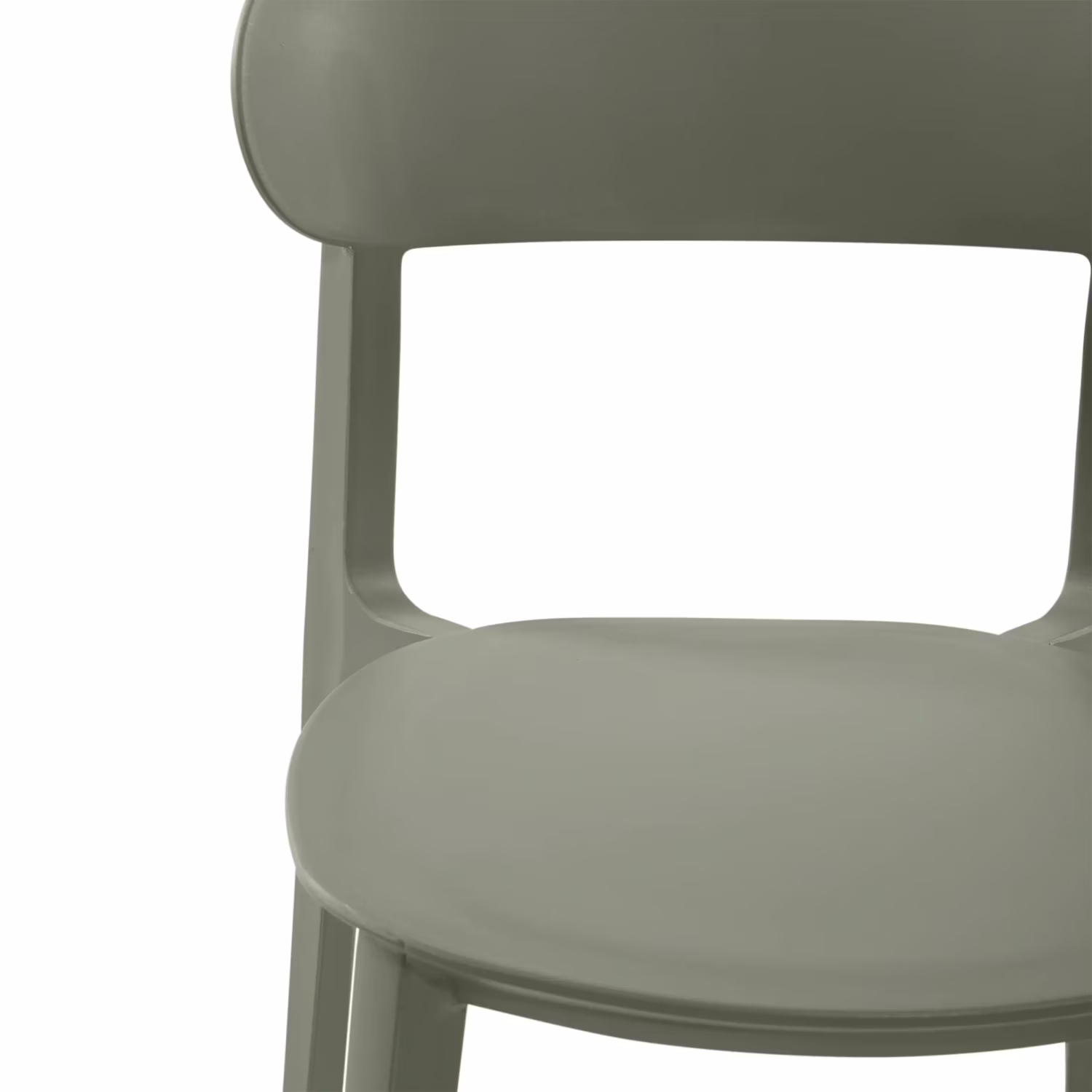 Silla de diseño en polipropileno apilable - Sun