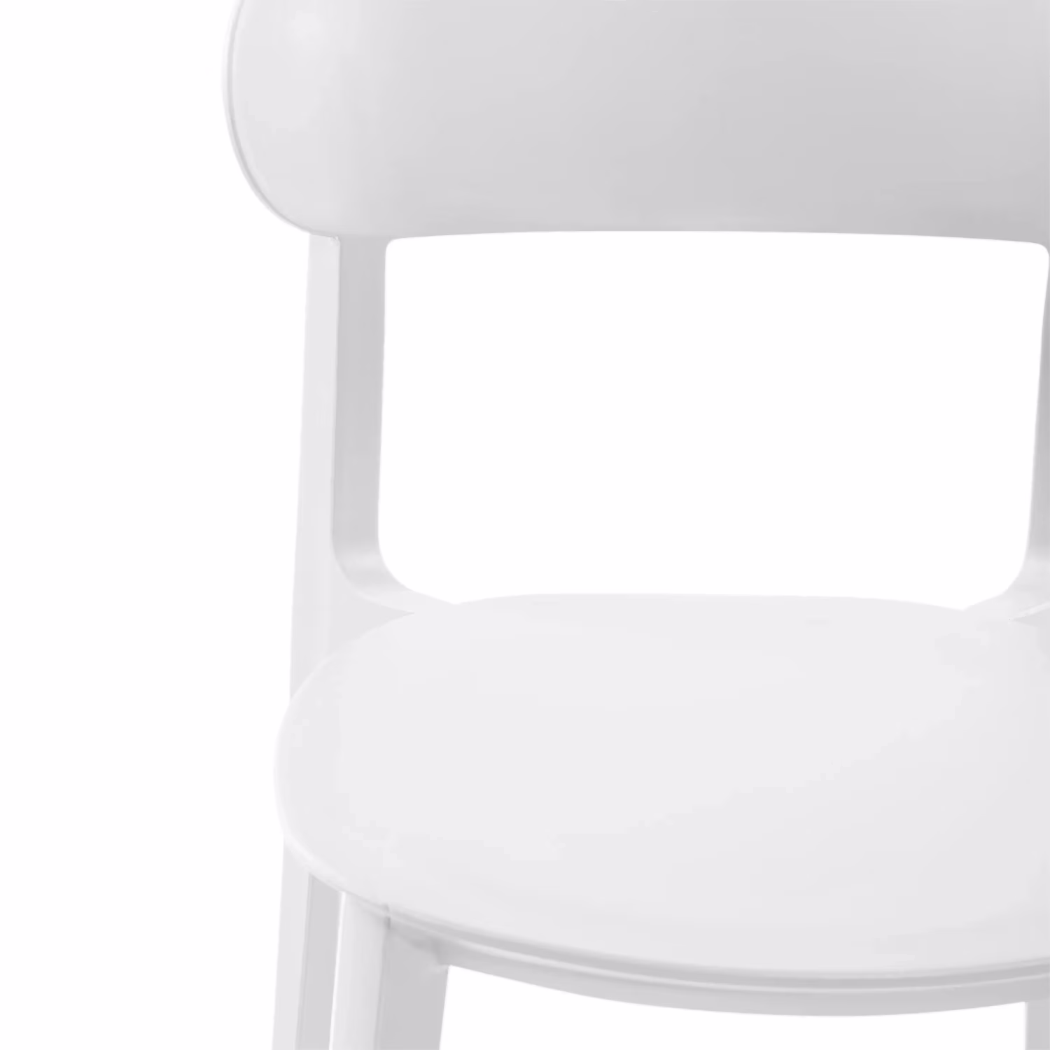 Silla de diseño en polipropileno apilable - Sun