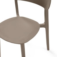 Stohovatelná designová židle z polypropylenu - Sun