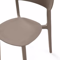 Silla de diseño en polipropileno apilable - Sun