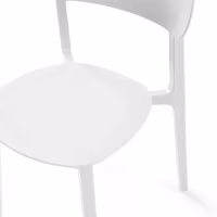 Silla de diseño en polipropileno apilable - Sun