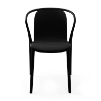 Stacking chair with armrests for indoor and outdoor use - Pierre