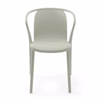 Silla apilable con reposabrazos para interior y exterior - Pierre