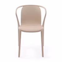 Silla apilable con reposabrazos para interior y exterior - Pierre