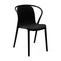 Chaise empilable avec accoudoirs pour l'intérieur et l'extérieur - Pierre