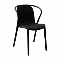 Silla apilable con reposabrazos para interior y exterior - Pierre