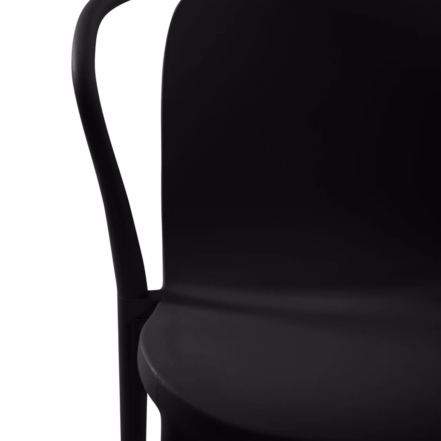 Silla apilable con reposabrazos para interior y exterior - Pierre