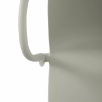 Silla apilable con reposabrazos para interior y exterior - Pierre