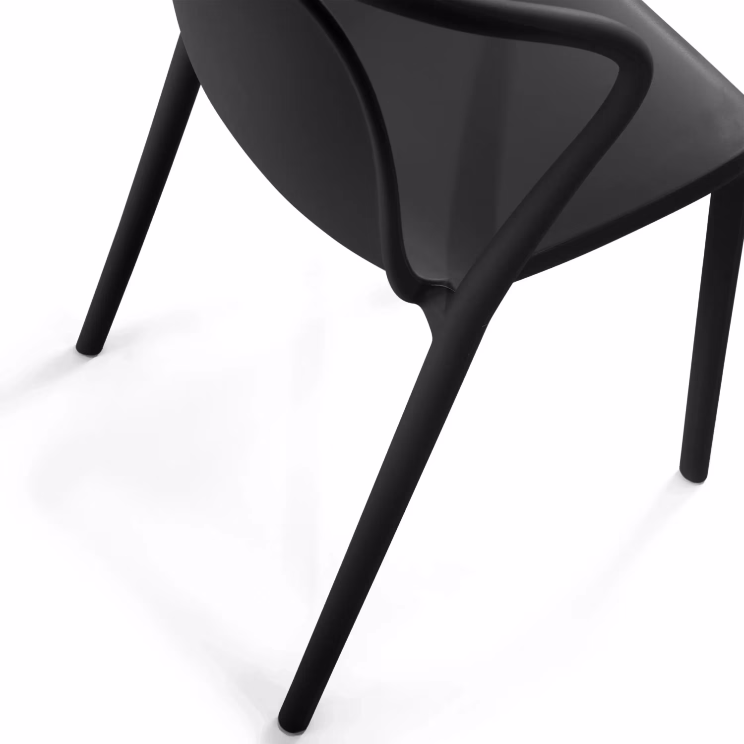 Silla apilable con reposabrazos para interior y exterior - Pierre