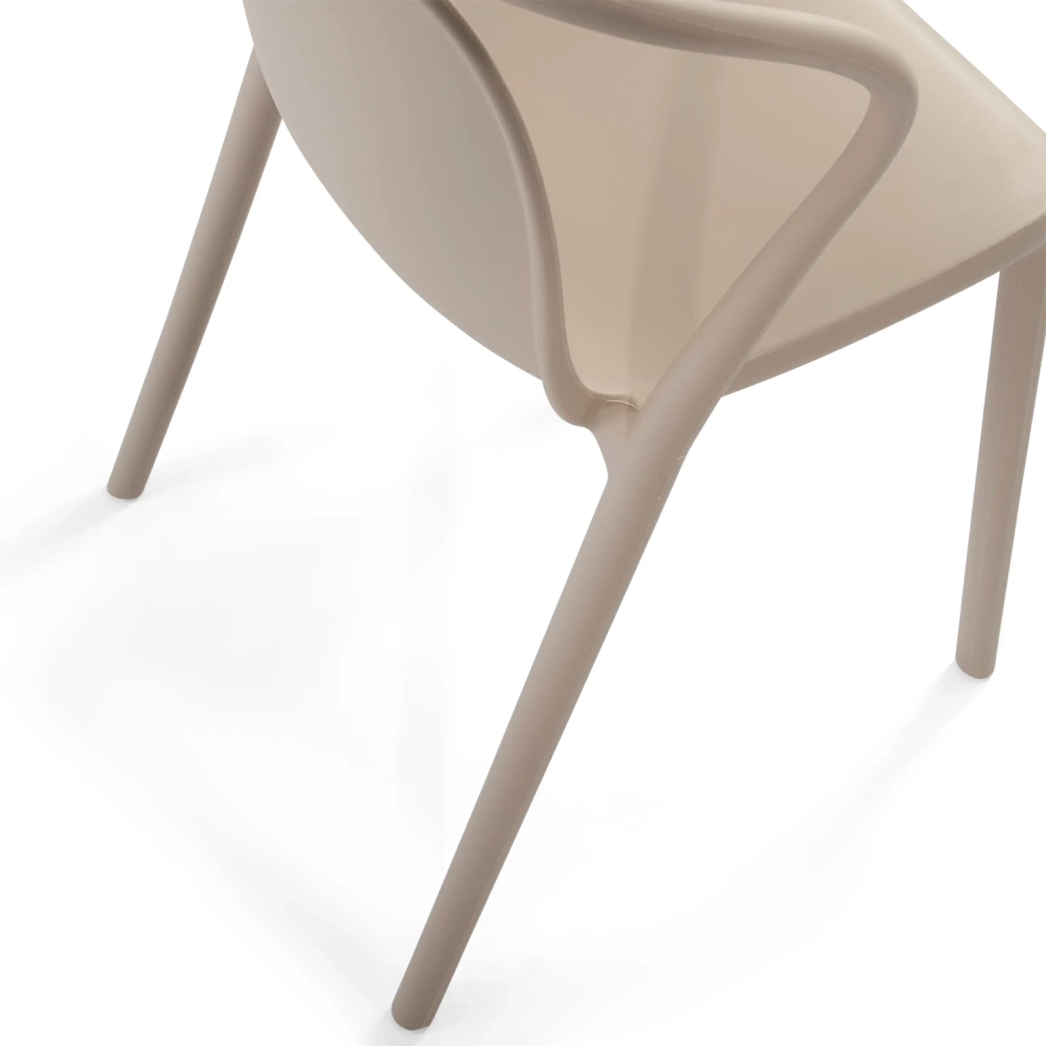 Chaise empilable avec accoudoirs pour l'intérieur et l'extérieur - Pierre