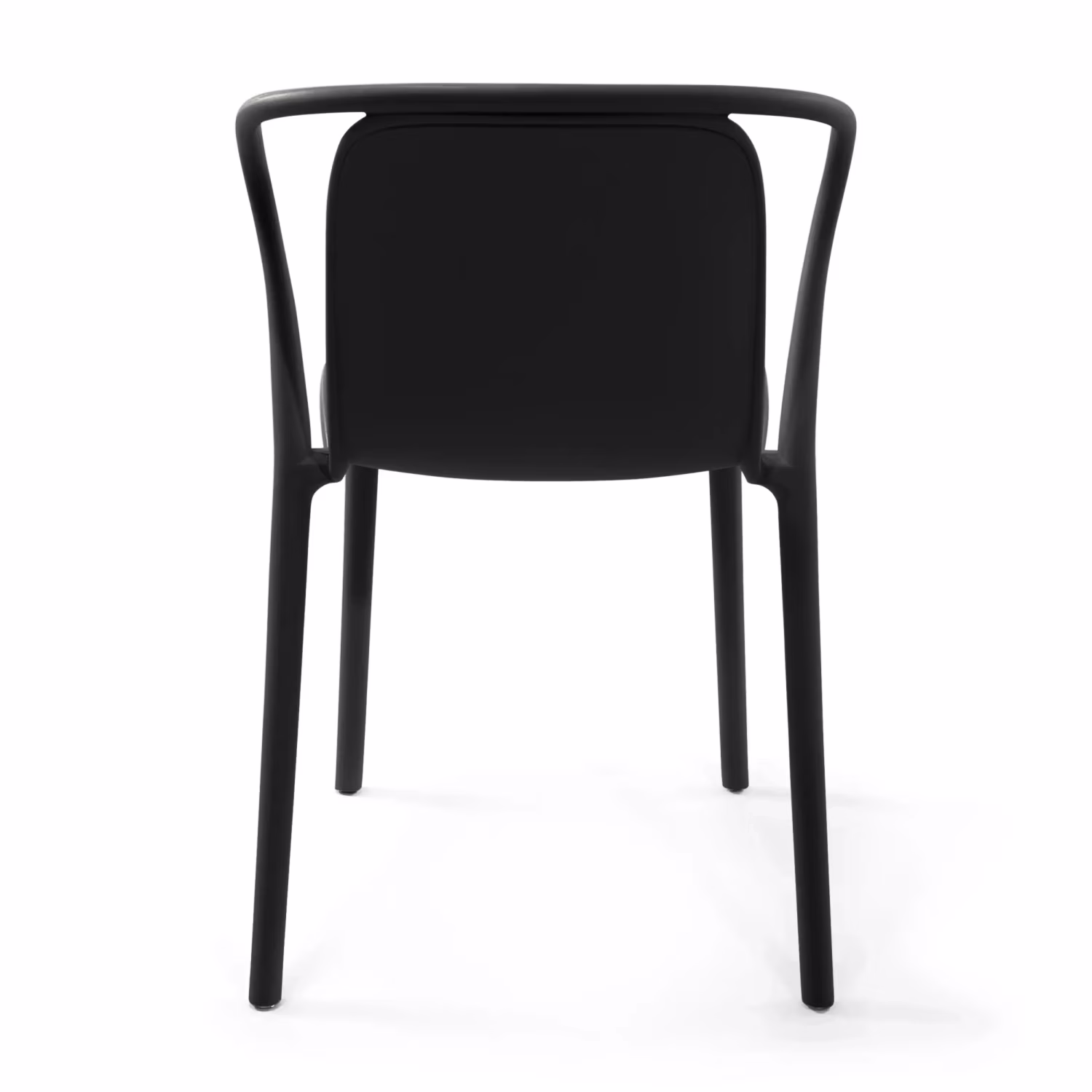 Silla apilable con reposabrazos para interior y exterior - Pierre